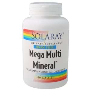    Mega Multi Mineral W/O Iron, 100 capsules