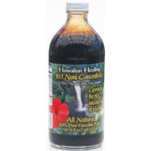 Hawaiian Healing Noni Juice 101 Concentrate, 16 Ounce Bottle (Pack of 
