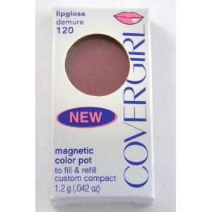   Lip Gloss Magnetic Color Pot Compact Refill   120 Demure Beauty