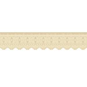  Romantic Lace Die Cut Natural Wallpaper Border by Waverly 