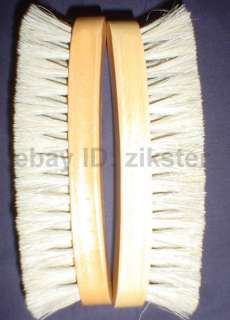 64 Lot of 2 extra thick 100% natural horse hair brush for horse shell 