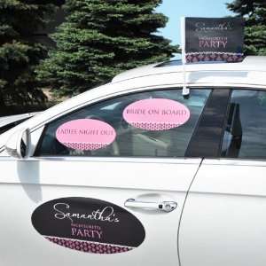  Wedding Favors Damask Bachelorette Party Car Kit Health 
