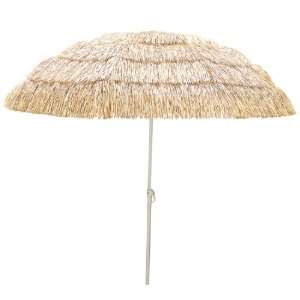    BrylaneHome Grass Skirt Umbrella (NATURAL,0) Patio, Lawn & Garden
