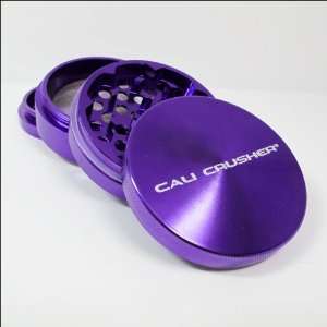 Authentic Cali Crusher Ultra Premium Herb Grinder 4 Piece 2.5 Purple 