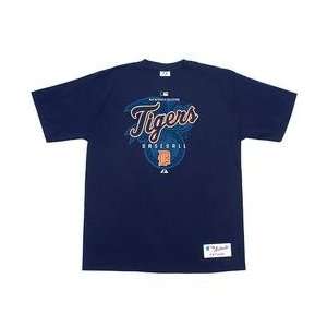  Detroit Tigers AC Momentum Heavyweight T Shirt by Majestic 