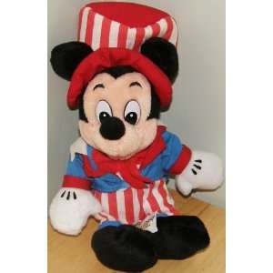  Retired Disney 4th of July Festive Patriotic Uncle Sam Mickey Mouse 