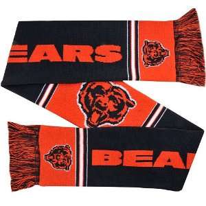 Chicago Bears Team Stripe Scarf: Sports & Outdoors