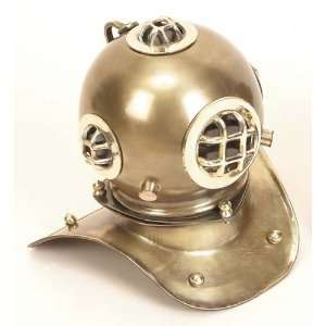  Brass Diving Helmet 8.5W,8H: Home & Kitchen