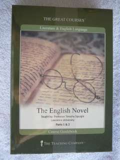 Teaching Co Great Course: THE ENGLISH NOVEL DVDs brand New  