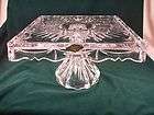 Shannon Lead Crystal CAKE STAND PUNCH BOWL TRAY Dome S  