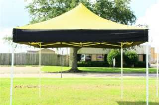 Canopy 10 x 10 Black & Yellow Easy Pop Up Canopy  