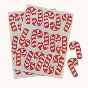   Candy Cane Stickers   Kids Stationery & Stickers: Arts, Crafts