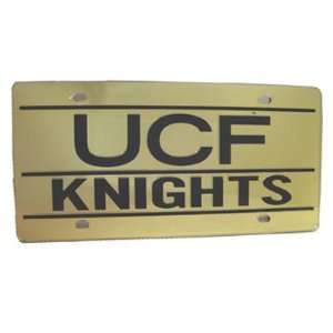 Gold UCF Knights License Plate Automotive