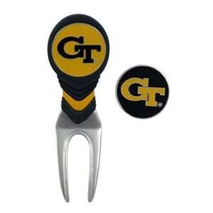   Yellow Jackets Repair Tool W/ Golf Ball Marker/Chip