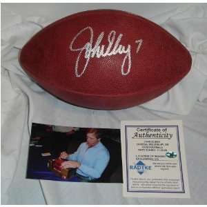 John Elway Autographed Ball   Super Bowl Xxxii:  Sports 