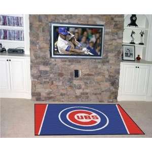  Chicago Cubs 5X8 ft Area Rug Floor/Door Carpet/Mat: Sports 