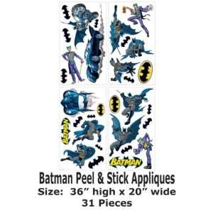  Wallpaper York RoomMates Batman Peel & Stick Appliques 