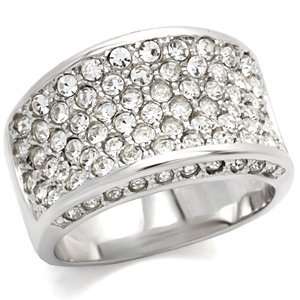  Crystal Bands   Pave Crystal Ring Jewelry