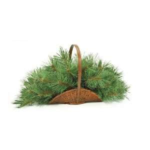   15 Inch Long Needle Pine & Basket Centerpiece: Arts, Crafts & Sewing