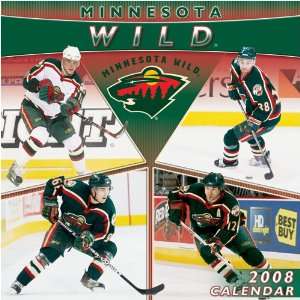  Minnesota Wild 12 x 12 2008 NHL Wall Calendar Sports 