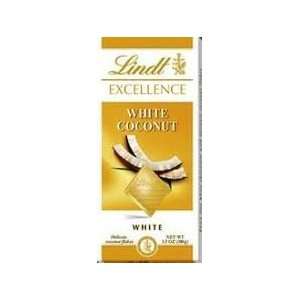 Lindt Excellence Bar (White Chocolate Coconut)   Pack of 4  
