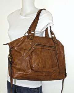NEW STYLE & CO. BROWN CONVERTIBLE LARGE SATCHEL BAG  