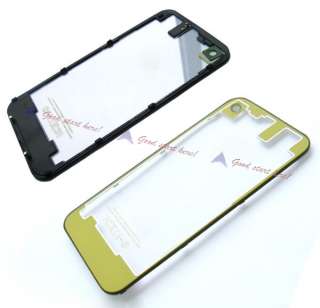 New Clear Glass Back Battery Door Cover Case Housing for iPhone 4S 4GS 
