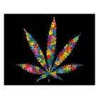 Carsons Collectibles Jigsaw Puzzle Rectangular of Marijuana Leaf with 