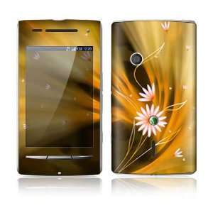  Sony Ericsson Xperia X8 Decal Skin Sticker   Flame Flowers 