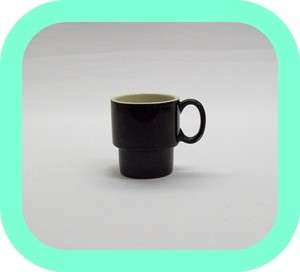 Dozen Stackable Ceramic Mug Black Coffee Tea Cup Diner Restaurant 