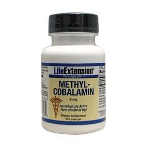  Life Extension Methylcobalamin 5mg, 60 Lozenge Health 
