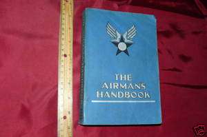 The Airmans Handbook 1st Ed 1950 Air Force Reference  