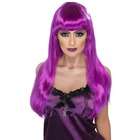 Smiffy Glamour Witch Adult Costume Accessory Wig   Purple