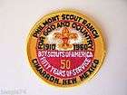 boy scout patch philmont scout ranch 1960 50th anniversary expedited