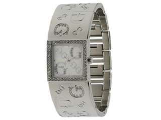 BRAND NEW GUESS SWARSKI CRYSTAL SiL LADIESWATCH G86073L NEW IN BOX 