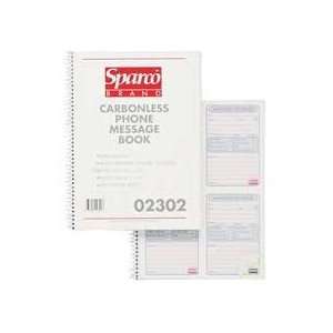  Sparco Products  Telephone Message Book,2 Part,11x8 1/16 