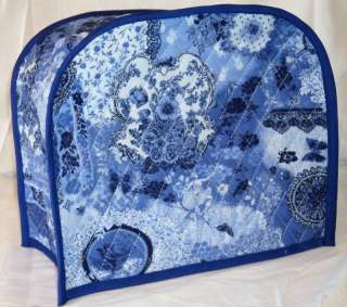 QUILTED Toile Royal Toaster Cover 2 slice  