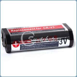 2X Li Ion CR V3 CRV3 RCR V3 Battery & Charger for Kodak  