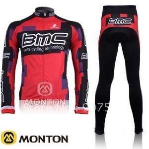 2011 bmc long sleeve cycling/ bicycle jersey/ bike wear + pants sets 