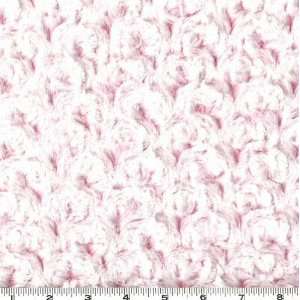  60 Wide Frosted Rose Minky Baby Pink Fabric By The Yard 