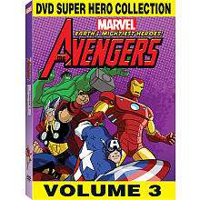 Marvel The Avengers Earths Mightiest Heroes Volume 3 DVD   Walt 