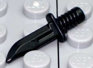 NEW Lego Minifig Weapon BLACK COMBAT KNIFE Dagger Bowie NINJAGO WEAPON 