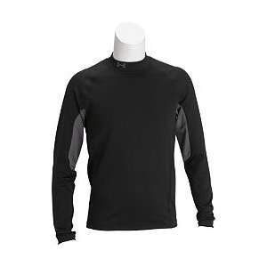  Under Armour Fitted ColdGear LS Mock (Black) Sports 