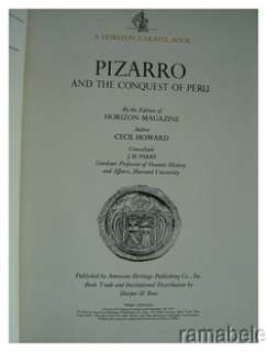 Pizarro Conquest Peru Lima Inca Conquistador 68 Pic Bk  