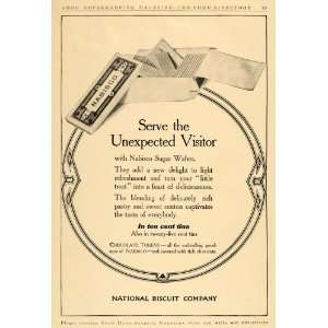  1911 Ad National Biscuit Nabisco Sugar Wafer Box 