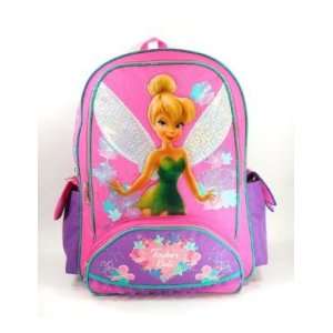  Disney Tinker Bell Backpack   Lovely Tinkerbell Large Pink School 