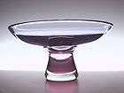 oggetti murano art glass sommerso console pedestal or display bowl
