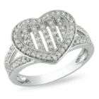 30 CTTW Diamond Fashion Ring in 10k White Gold