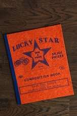 One of a Kind Vintage Small Lucky Star Composition Book