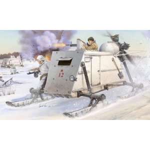   35 Soviet NKL 26 Armored Aerosan Military Model Kit Toys & Games